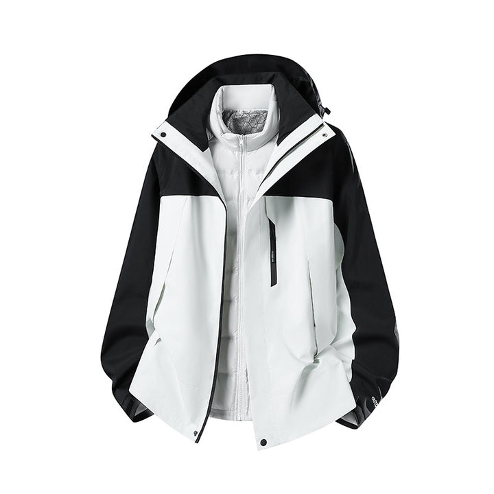 Damen Zweiteilige Softshell-Parka mit herausnehmbarer Steppinnenjacke Drune