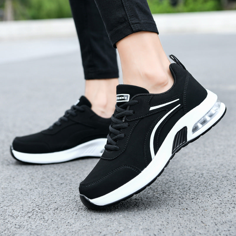 Herren nan luftgedämpfter City-Sneaker mit ergonomischer EVA-Zwischensohle und gepolsterter Knöchelmanschette Drune