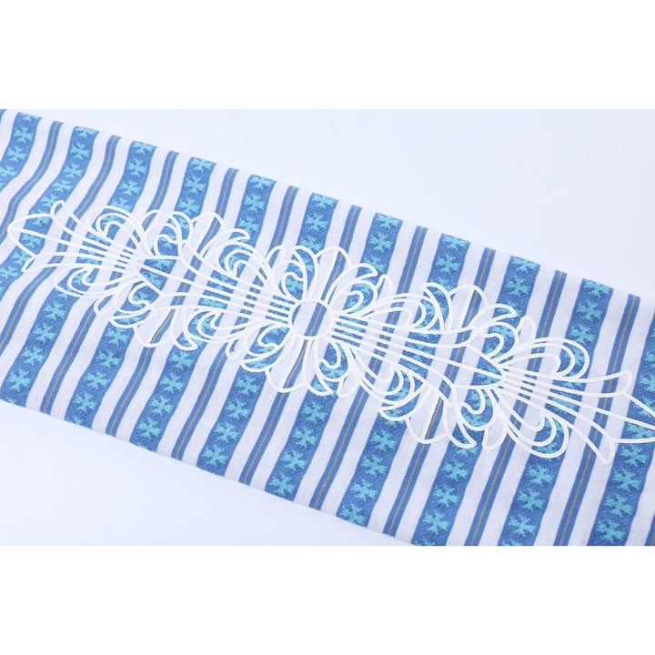 Unisex Langarm-Poloshirt mit Jacquard-Streifenmuster, Rippkragen und Logostick Drune