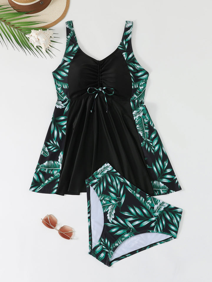 Damen Baderock mit integriertem Top Drune