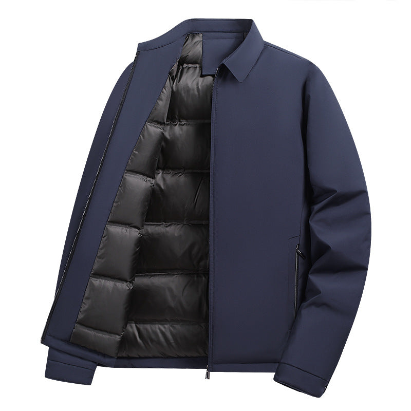 Herren Modische Übergangsjacke mit hochgeschlossenem Kragen Drune
