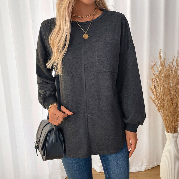 Damen Legeres Langarmshirt Drune