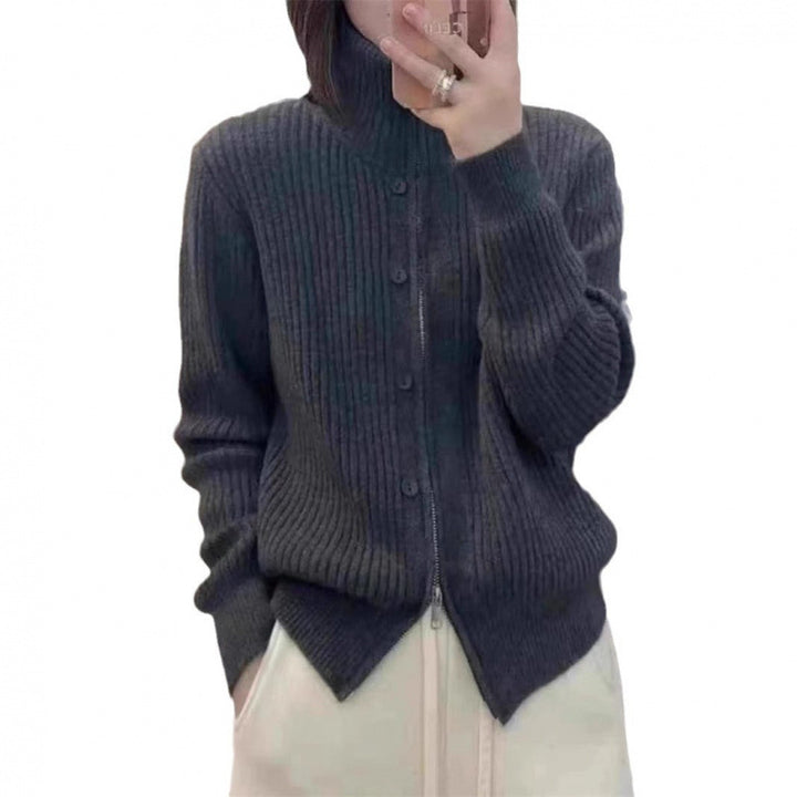 Damen Hochwertiger Rippstrickpullover mit elegantem Design Drune