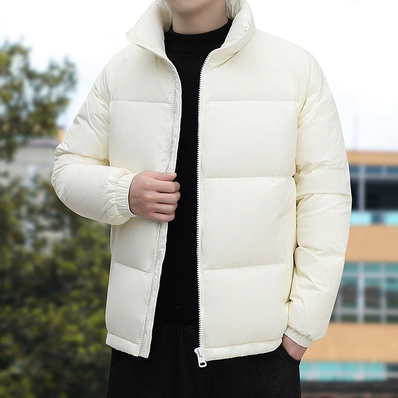 Herren Kurz geschnittene Thermoregulierende Steppjacke mit hohem Stehkragen & Zwei-Wege-Reißverschluss Drune