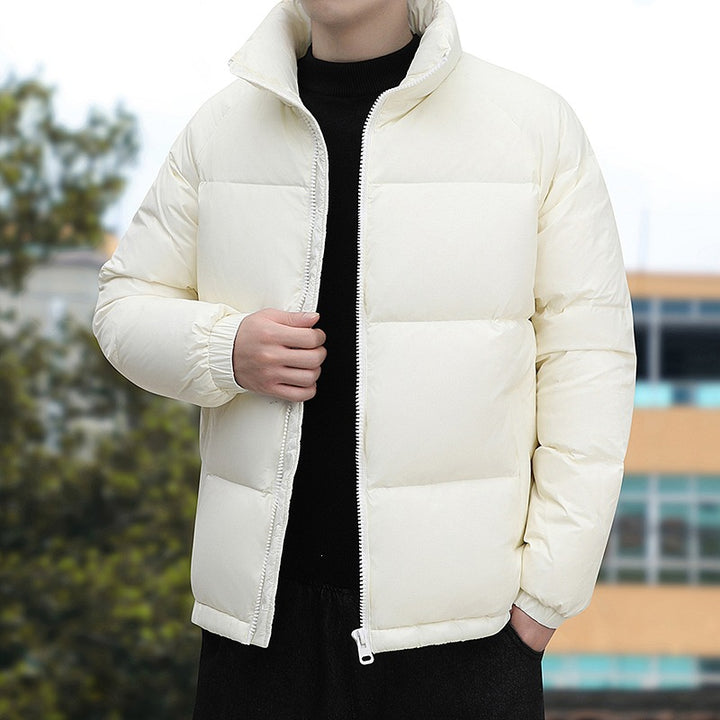 Herren Kurz geschnittene Thermoregulierende Steppjacke mit hohem Stehkragen & Zwei-Wege-Reißverschluss Drune