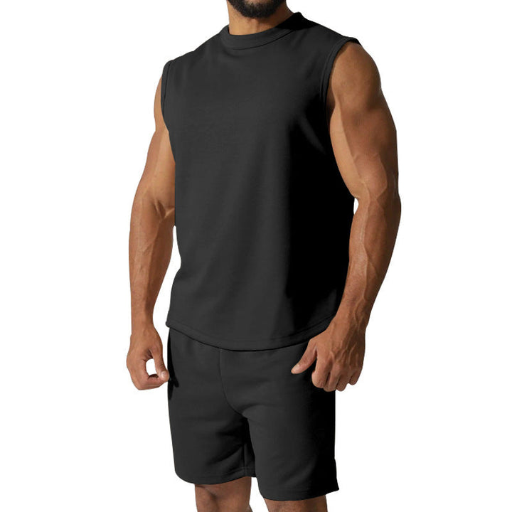 Herren sportliches Kurzarm-Set aus atmungsaktivem Material Drune