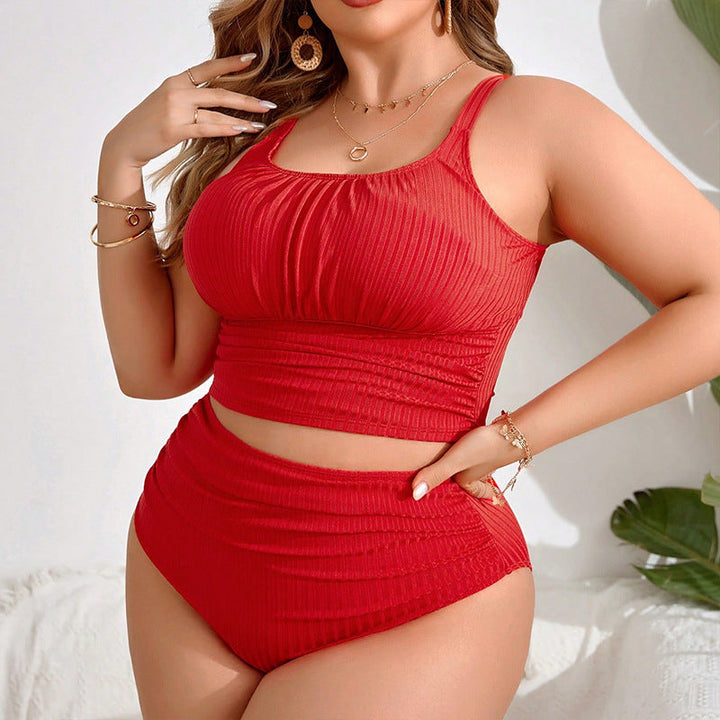 Damen Hochbundiger Bikini-Set Drune