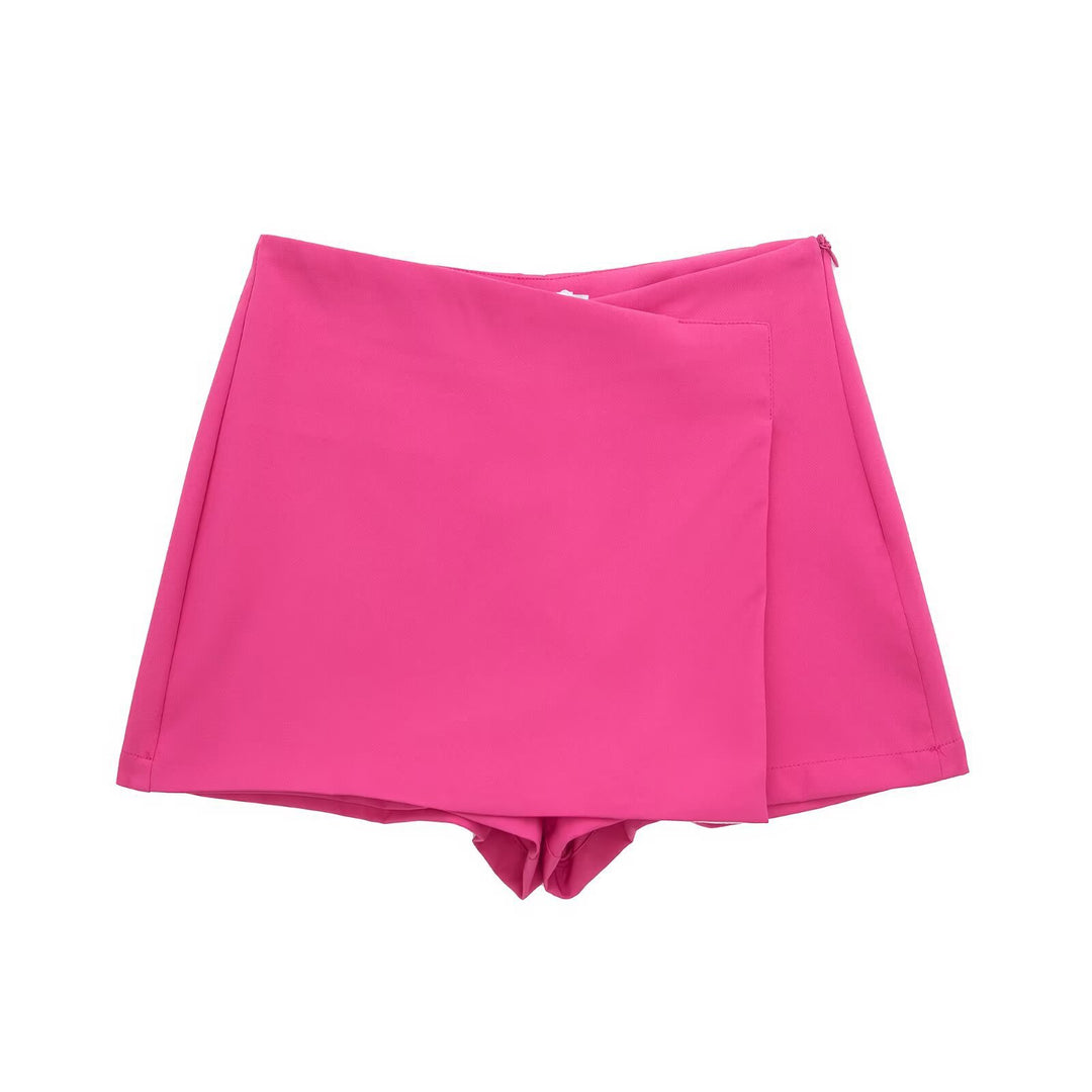 Damen sportliche Shorts mit elegantem Layering-Design Drune