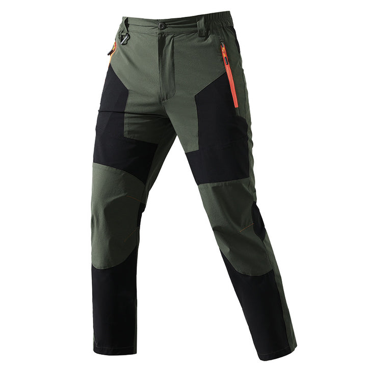 Herren  multifunktionale Trekkinghose mit Mehrwege-Stretch Knieverstärkung und elastischem Bund Drune