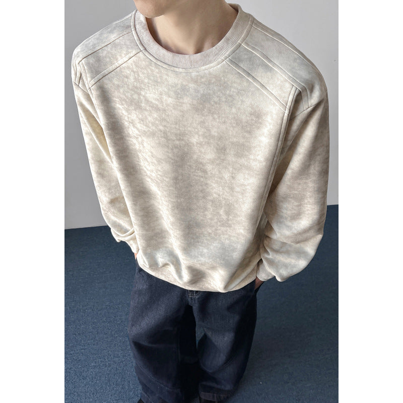 Herren Modischer Sweatshirt mit praktischem Schultergurt Drune