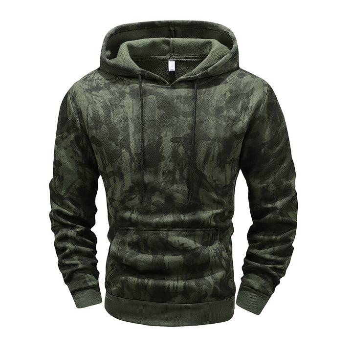 Herren Warm gefütterter Kapuzenpullover