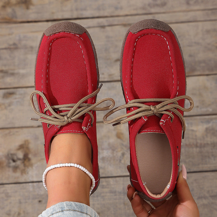 Damen Sneakers im lässigen Design mit komfortabler Schnürung und rutschfester Sohle Drune