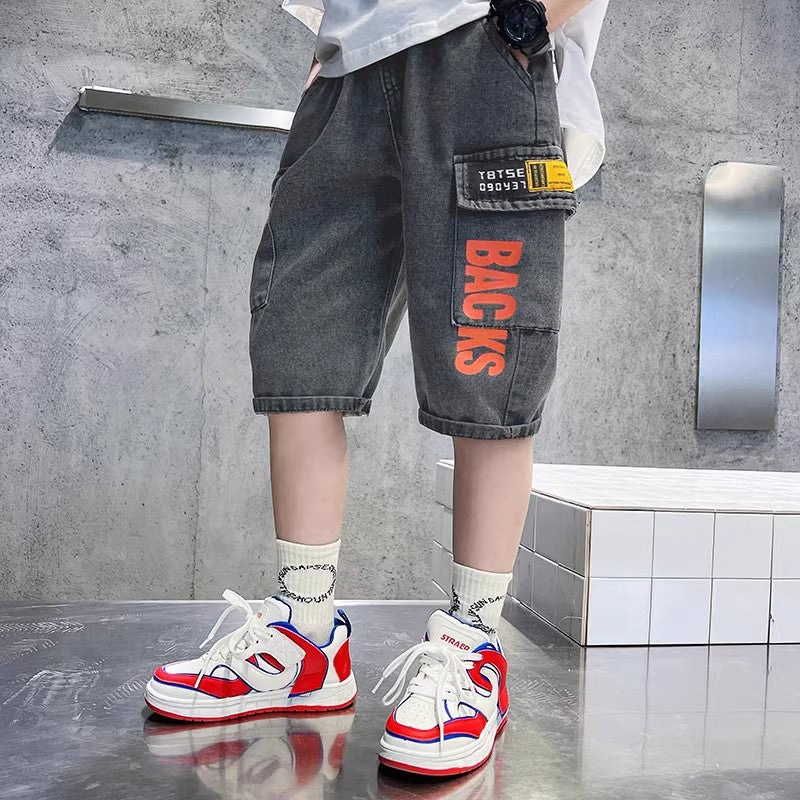 Jungen praktische Cargo-Shorts mit tiefen Taschen Drune
