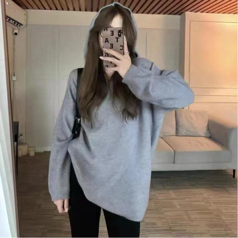 Damen Oversized Hoodie mit lässigem Schnitt und praktischen Taschen Drune