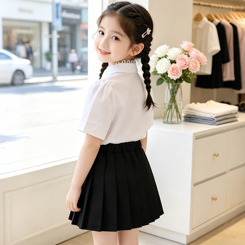 Mädchen Bluse mit Rüschendetails Drune