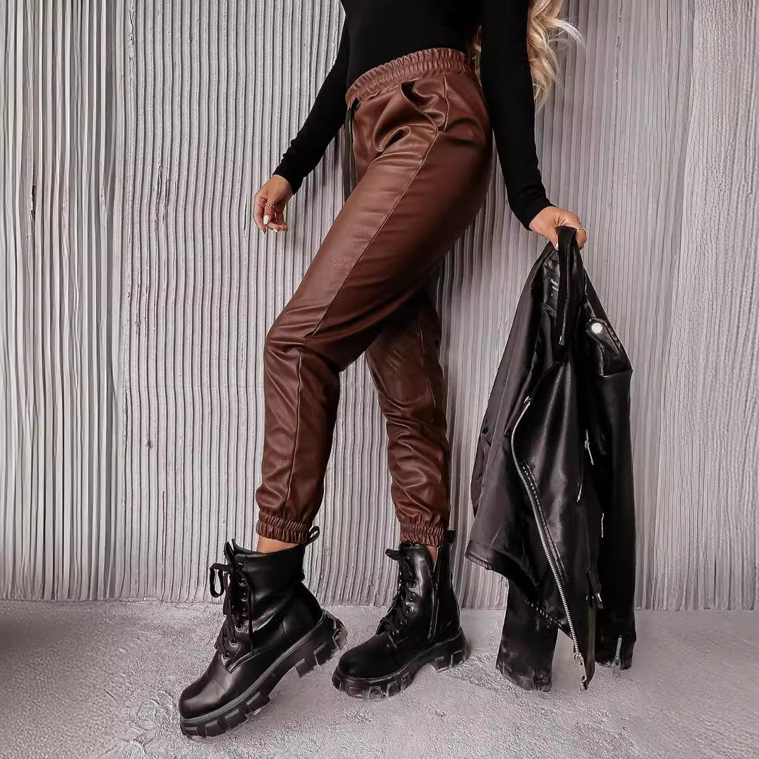 Damen Urbaner Sportanzug mit lässiger Jacke und elastischen Jogginghosen Drune