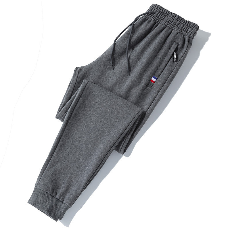 Herren Tapered-Jogginghose mit Tunnelzug, Reißverschlusstasche & Rippbündchen Drune
