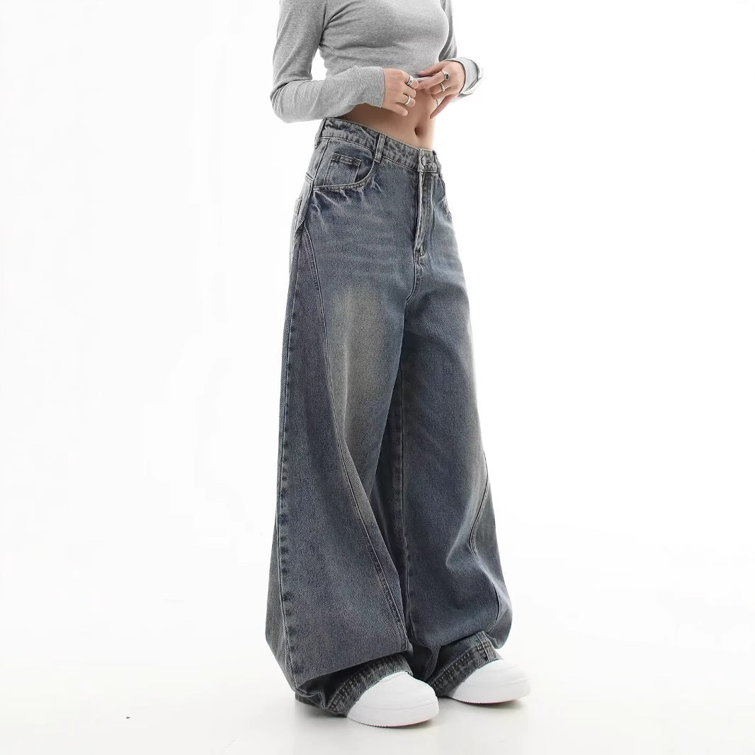 Damen Weitgeschnittene Mom-Jeans Drune