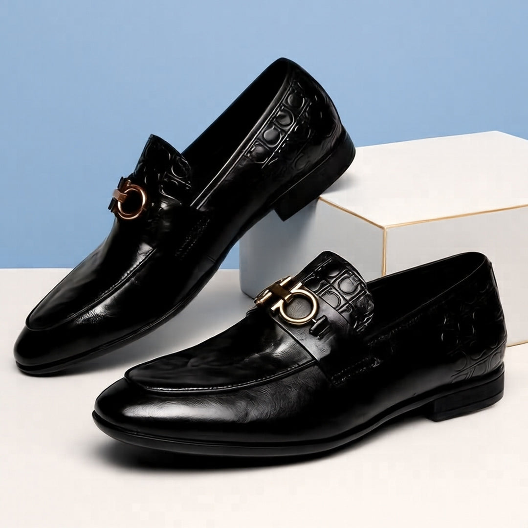 Herren Elegante Premium Leder Mokassins Drune