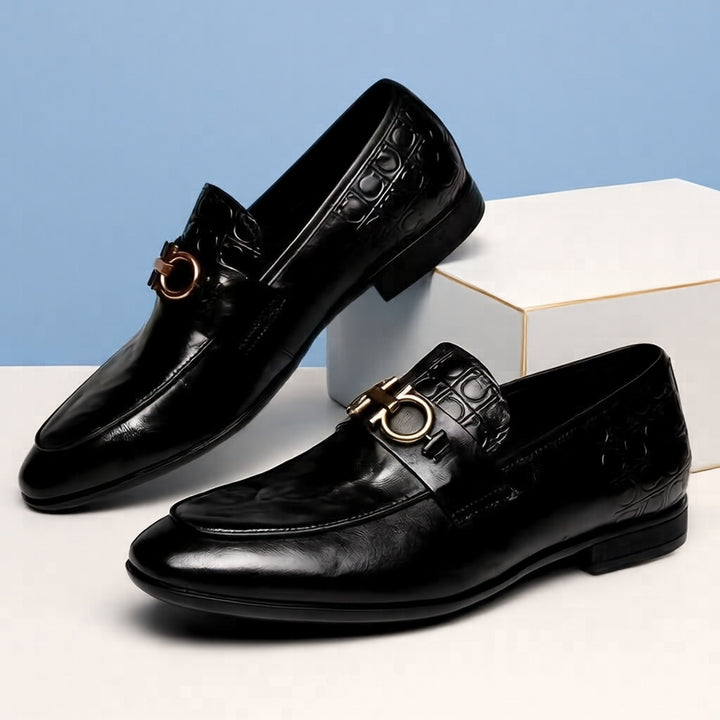 Herren Elegante Premium Leder Mokassins Drune