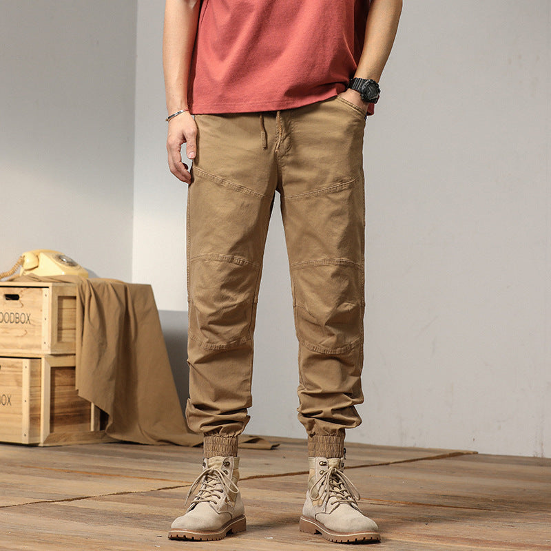 Herren Maskulin-Workwear Trekking-Joggerhose mit verstärkten Kniepatches und elastischem Saum Drune
