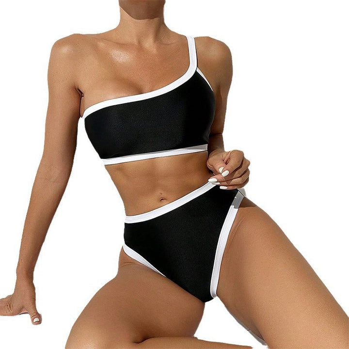 Damen asymmetrisches Bikini-Set Drune