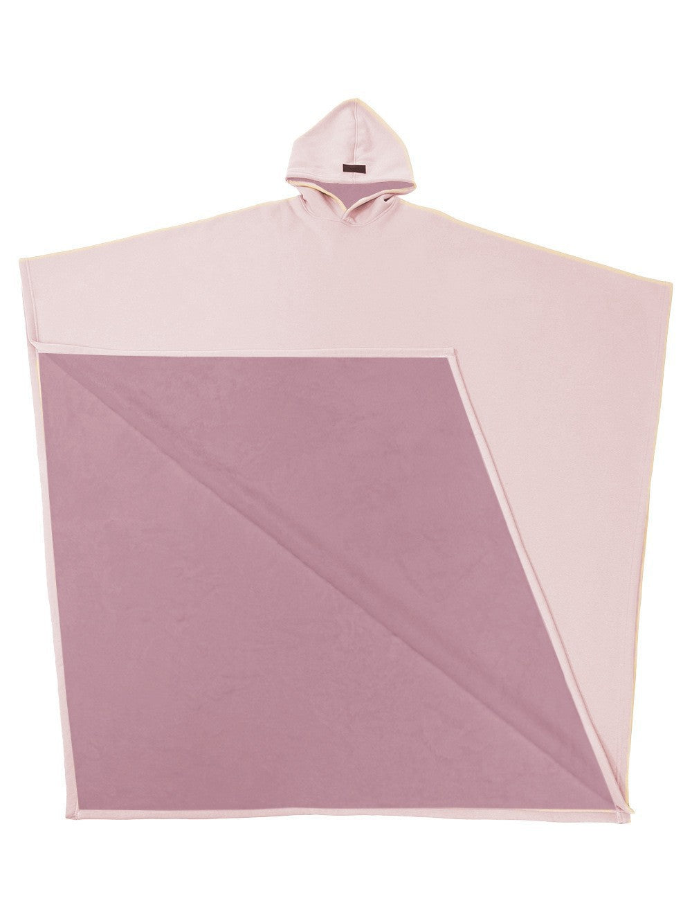 Unisex nan Kapuzen-Poncho Kuscheldecke mit weichem Futter und großzügigem Oversize-Schnitt Drune