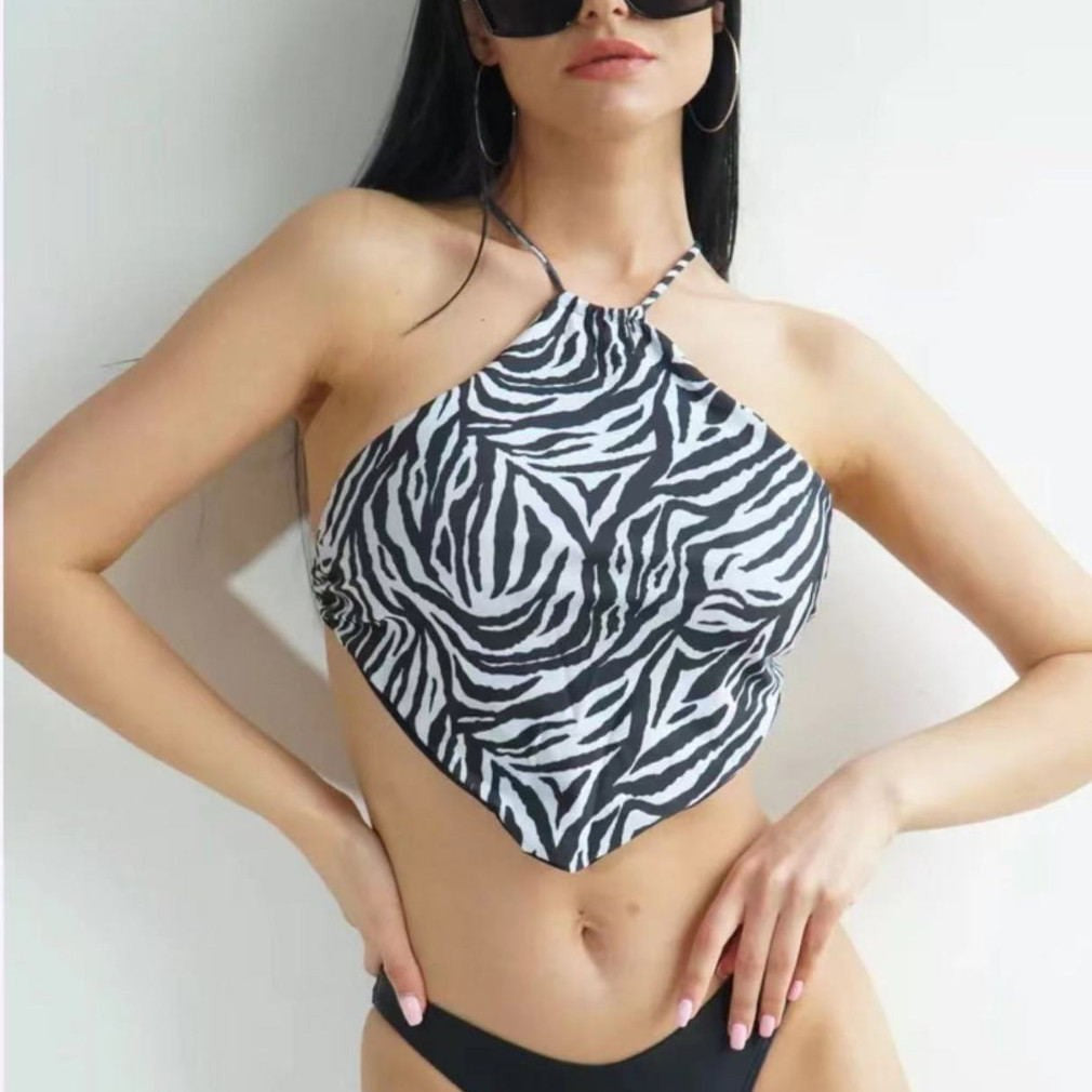 Damen Bustier-Bikinioberteil mit asymmetrischem Schnitt Drune