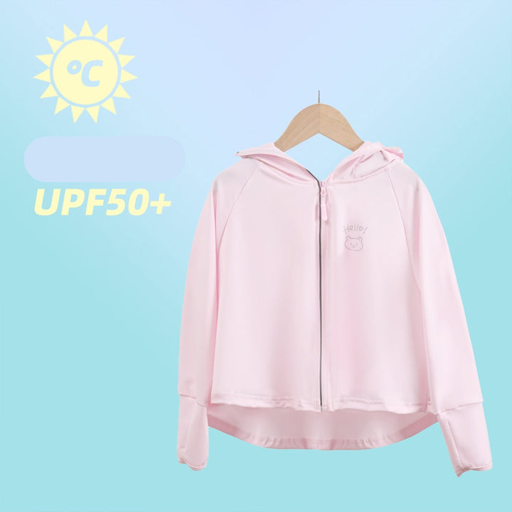 Damen sportliche UV-Schutzjacke mit Kapuze Drune