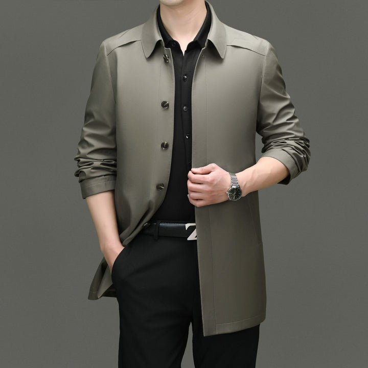 Herren elegante Übergangsjacke mit modernem Design und funktionalen Taschen Drune