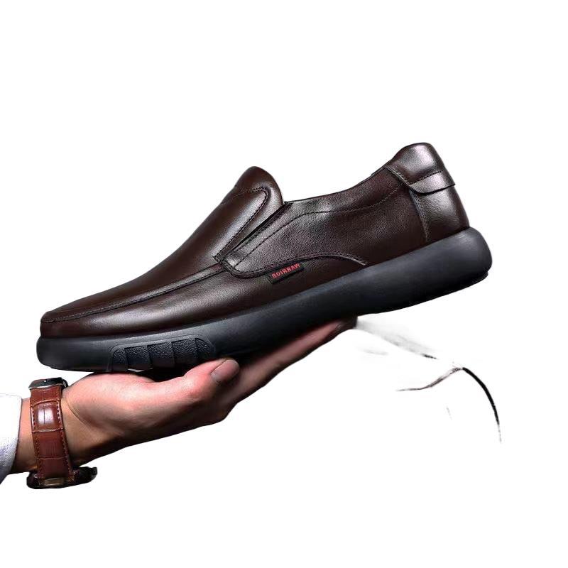 Herren Bequeme und elegante Slip-On Lederschuhe Drune