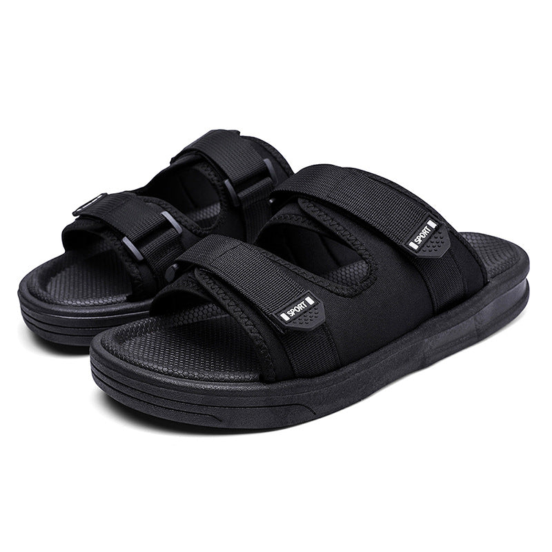 Damen Sportliche Badesandalen mit ergonomischem Klettverschluss und rutschfester Sohle Drune