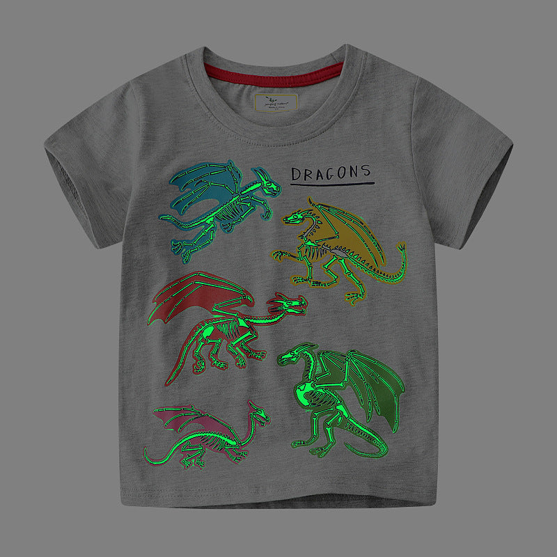Jungen T-Shirt mit lebhaftem Drachenmotiv Drune