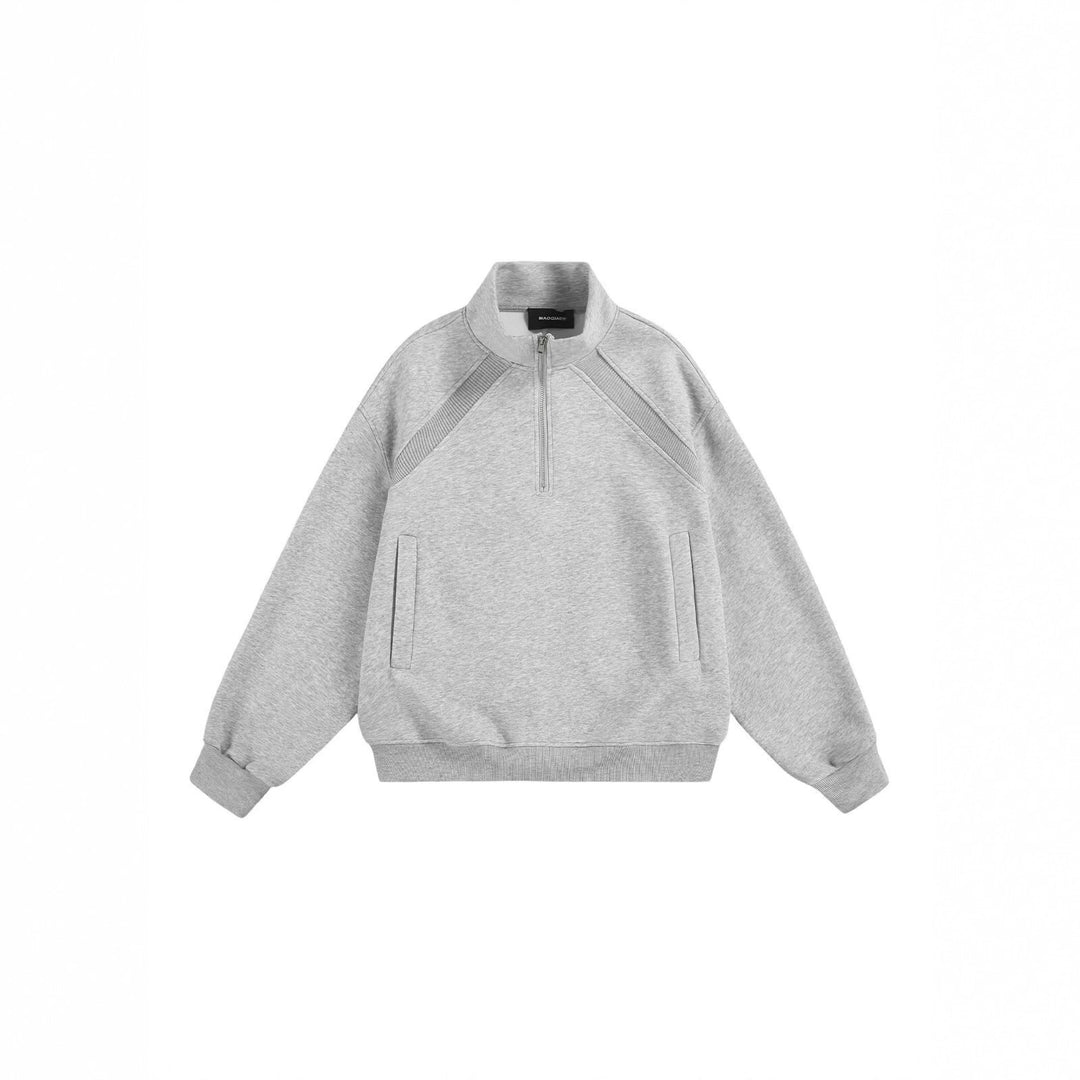 Damen Sportlicher Stehkragenpullover Drune
