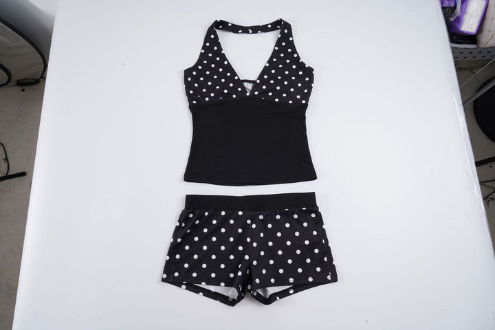 Damen Tankini-Set mit modernem Punkte-Muster und komfortablem Schnitt Drune