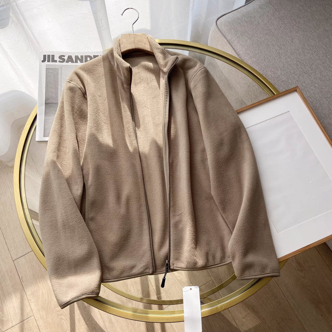 Damen Fleecejacke mit innovative Hochkragenlösung Drune
