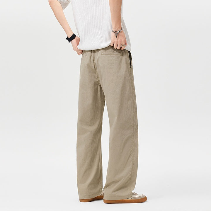Damen Bequeme Weitgeschnittene Stoffhose Drune
