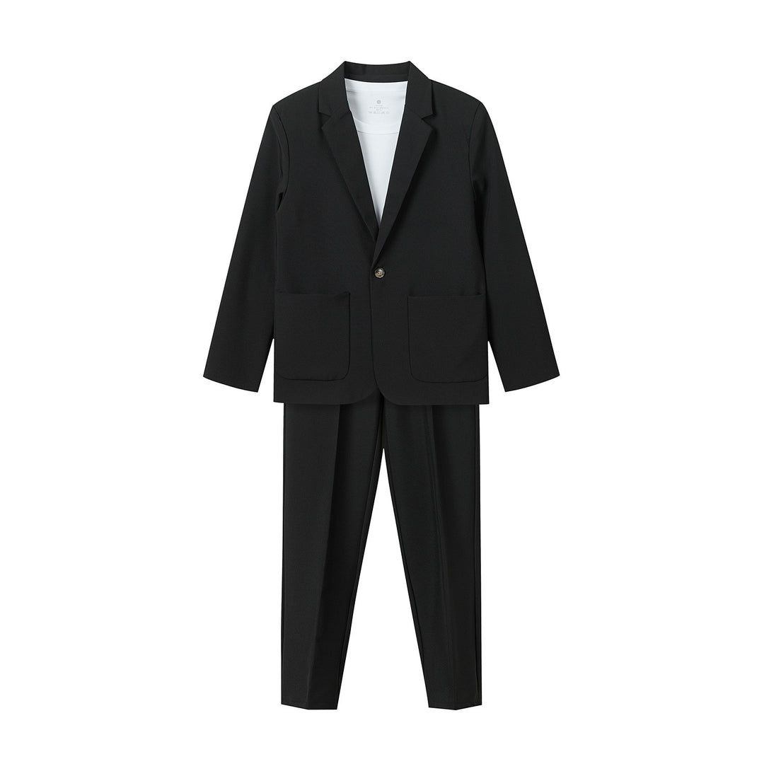 Damen Zweiteiliges Oversize-Blazer- und konisch geschnittene Anzughose-Set Drune
