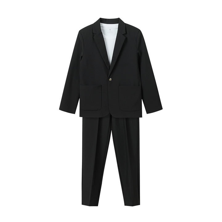 Damen Zweiteiliges Oversize-Blazer- und konisch geschnittene Anzughose-Set Drune