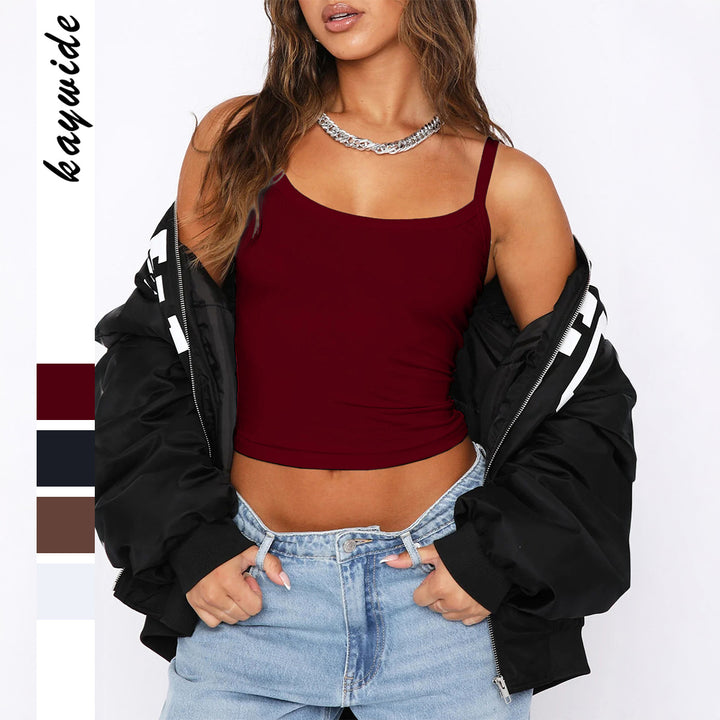 Damen Top mit gekräuseltem Design Drune