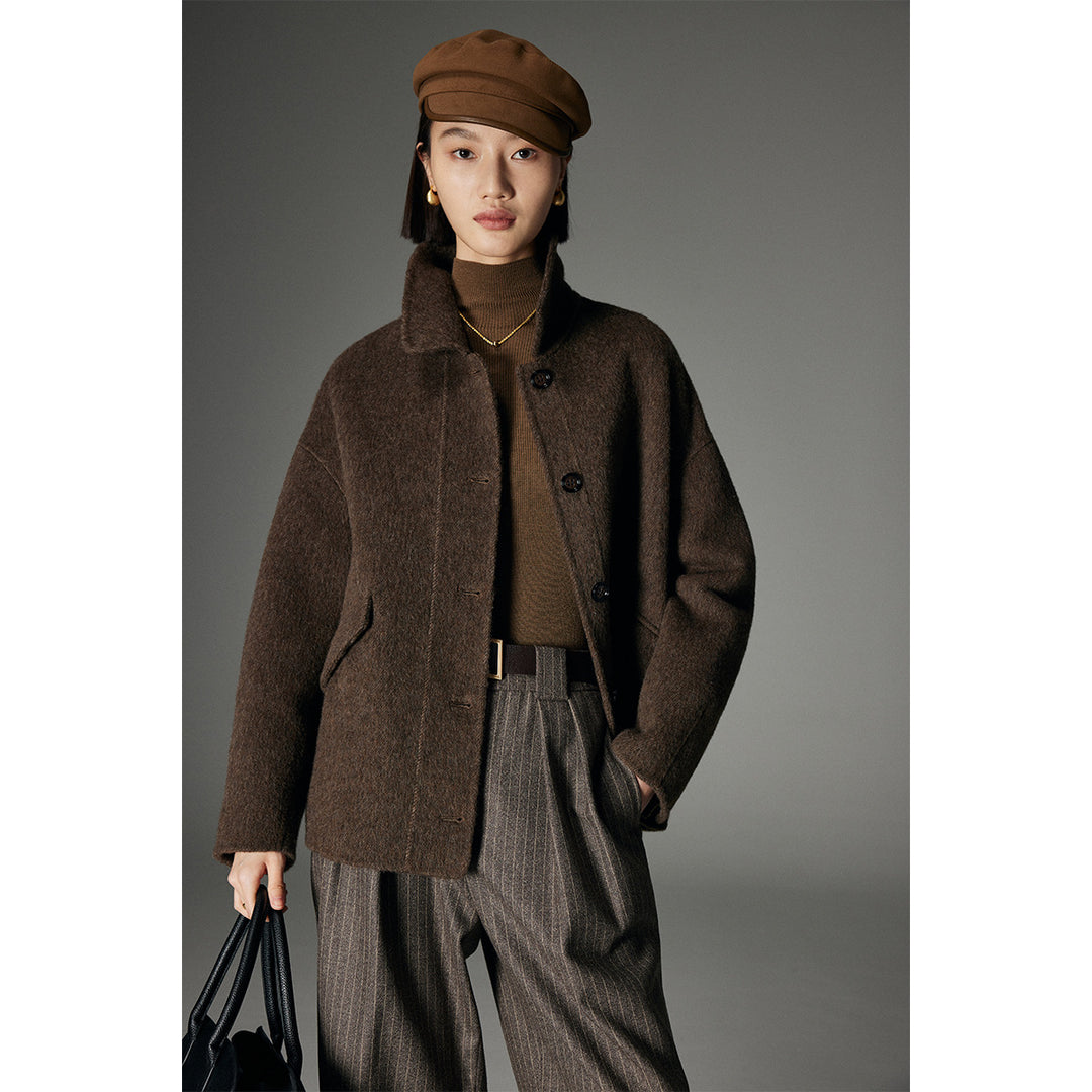 Damen Stilvolle Wolljacke Drune