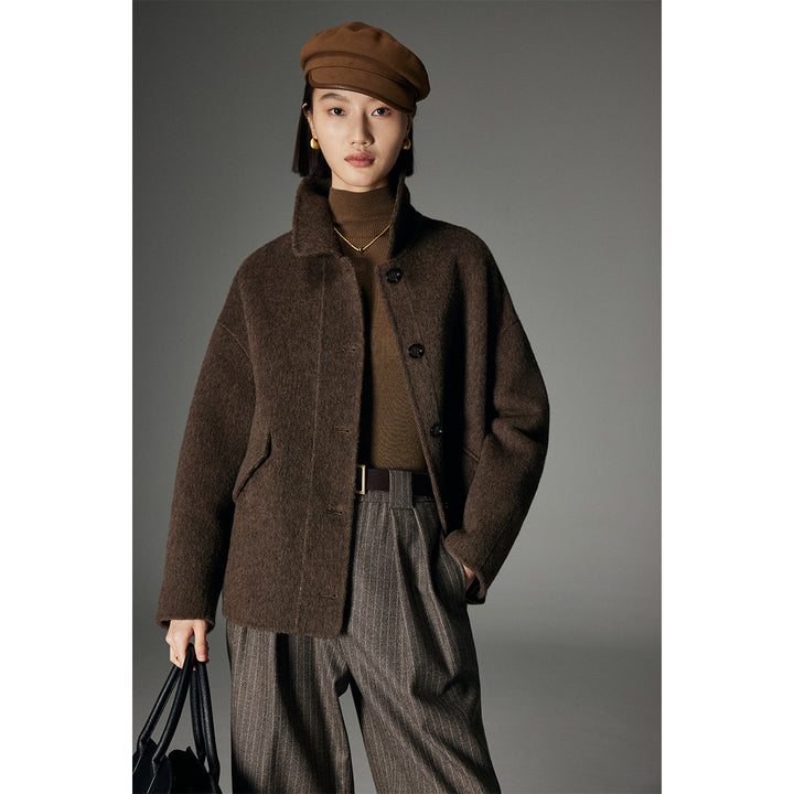 Damen Stilvolle Wolljacke Drune