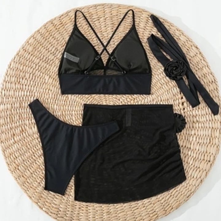 Damen verführerisches Lingerie-Set mit transparenten Details Drune