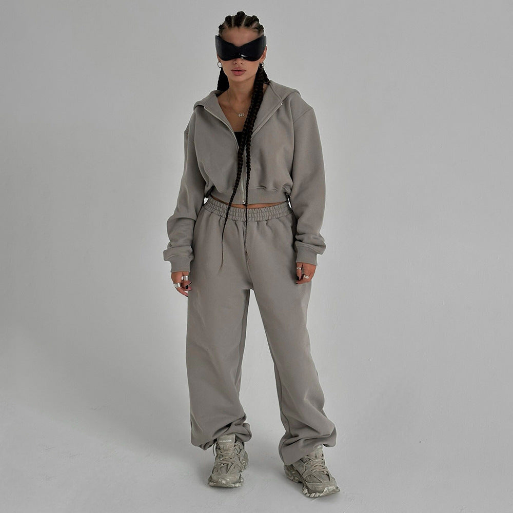 Damen Sportlicher Freizeitanzug mit lockerer Passform Drune