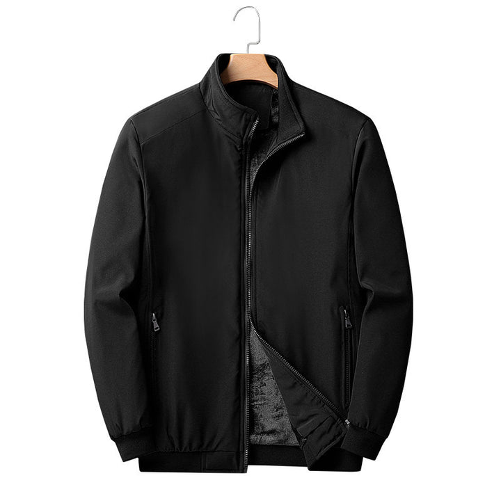Herren Softshell‑Bomberjacke mit wärmender Fleece‑Innenlage Drune