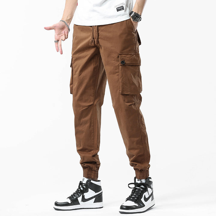 Herren Urban-Utility Cargohose im Joggerstil mit raffiniertem Taschenkonzept Drune