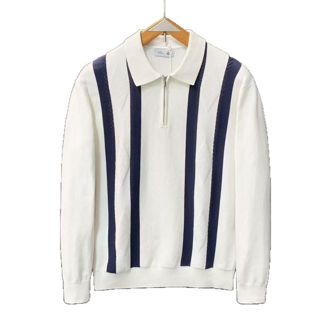 Herren Stilvolles Kurzarm Poloshirt mit strukturiertem Design Drune