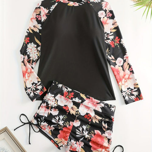 Damen Rashguard und Badeshorts Set Drune