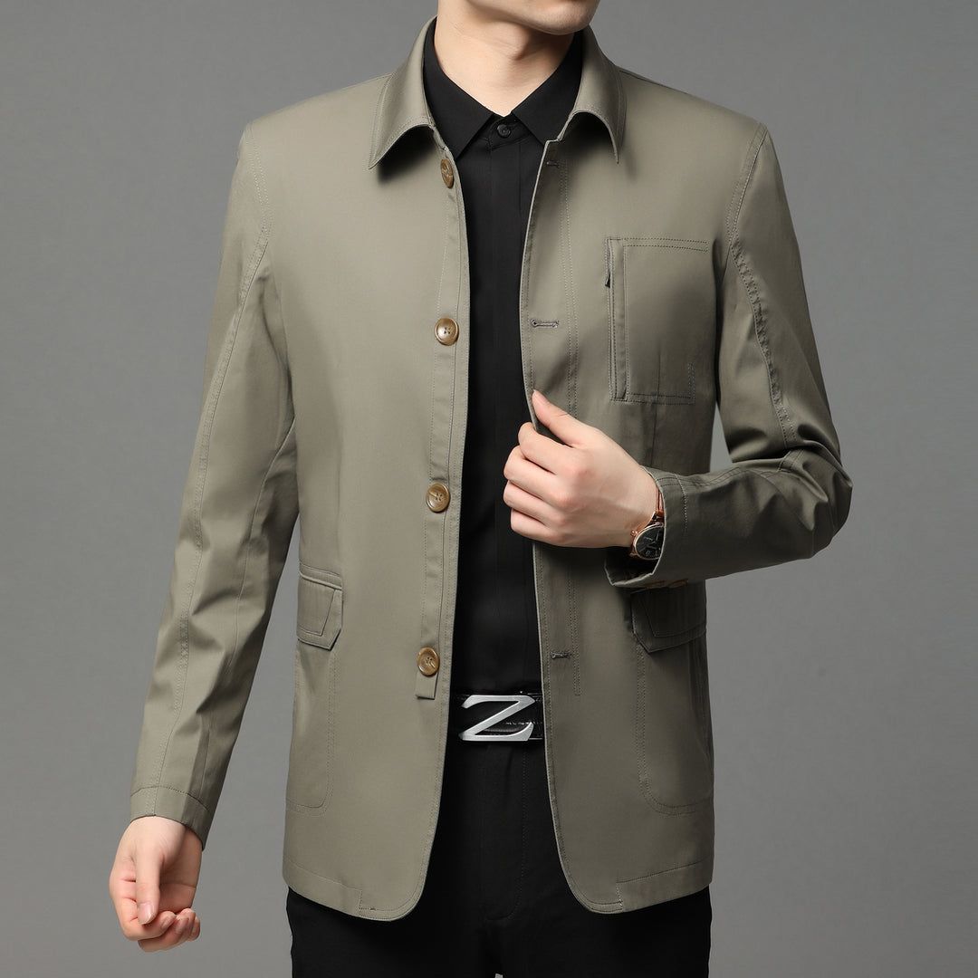 Herren elegante Funktionsjacke mit praktischen Taschen und modernem Schnitt Drune