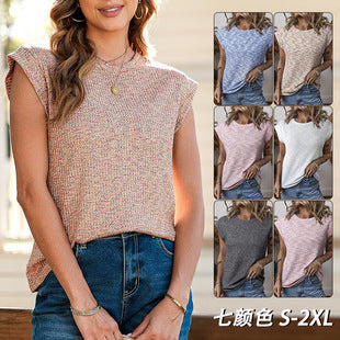 Damen Komfortables Kurzarmshirt mit lässigem Schnitt und atmungsaktivem Gewebe Drune